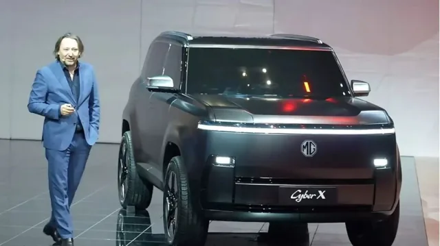 MG has unveiled the CyberX crossover from the creator of the Bugatti Veyron