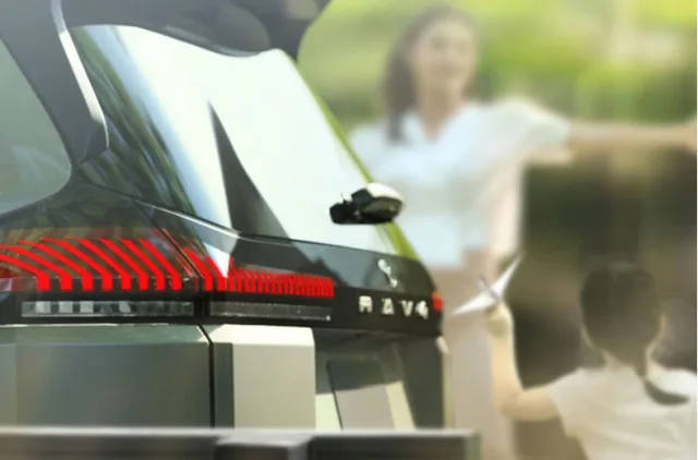 Toyota has shown the first images of the new RAV4 ahead of its presentation