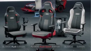 Audi has introduced gaming chairs with a motorsport spirit