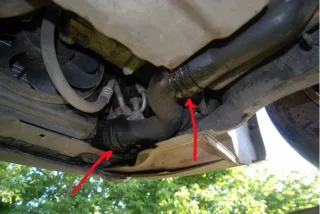 Why does the turbine throw oil into the intercooler?