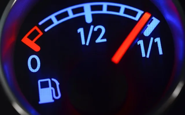 Fuel consumption per 100 km passenger car