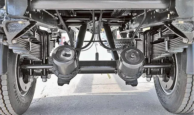 What is a car leaf spring and how is it designed?