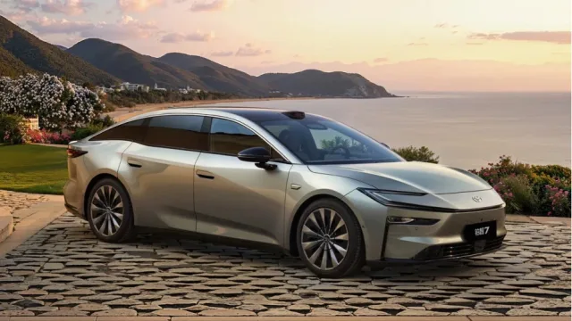 First photos of the new Toyota bZ7 electric sedan have appeared