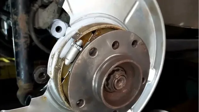 What to do if the parking brake pads are frozen?