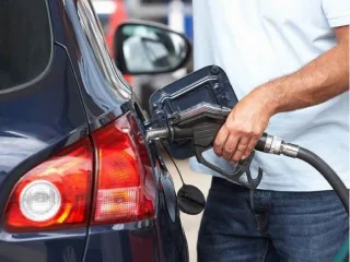 Where is the fuel tank in a car?