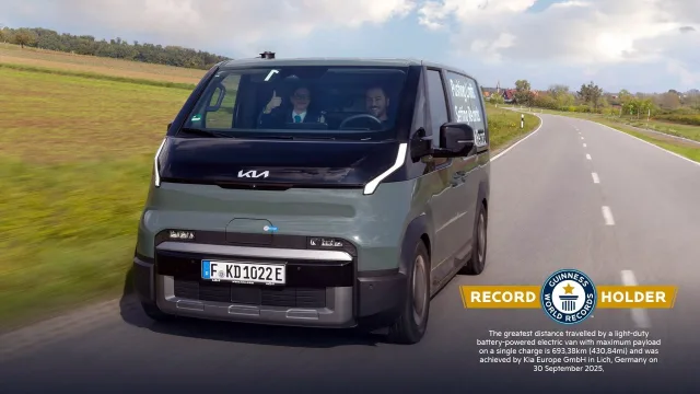 KIA установила новый мировой рекорд среди коммерческих электромобилей