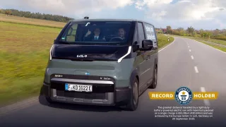 KIA has set a new world record among commercial electric vehicles