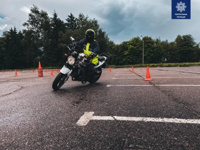 Motorcycle patrols in Odesa