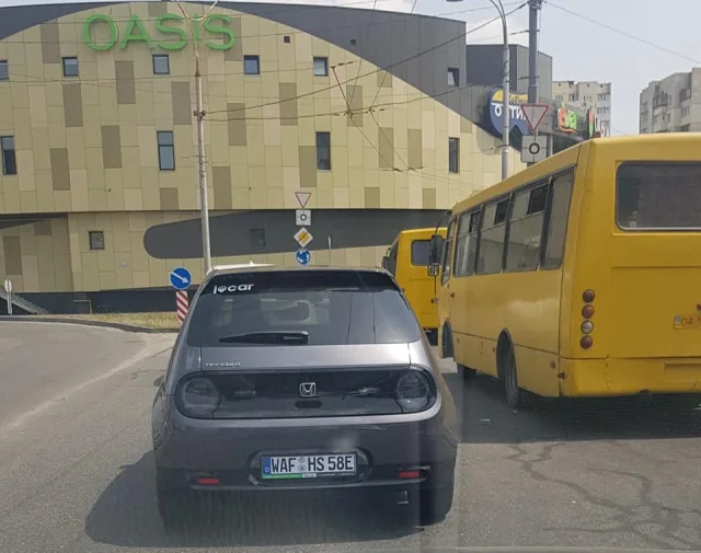 Honda e in Ukraine