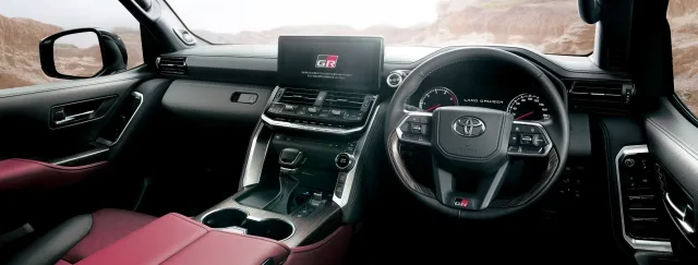 Interior of Toyota Land Cruiser GR Sport