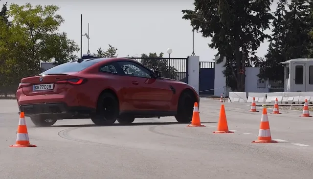 Moose test BMW M4 Competition