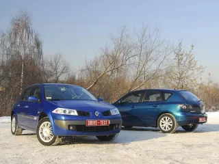 What is good. So similar and so different — Mazda3 and Renault Megane