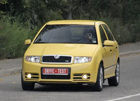 Small predator. Skoda Fabia RS. Diesel shows its teeth