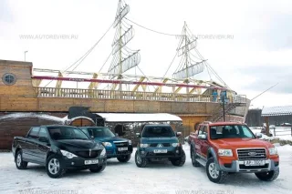 A bit of horse. Ford Ranger, Mazda BT-50, Mitsubishi L200 and SsangYong Actyon Sports