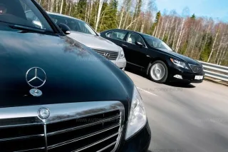 Your six hundred square meters. Lexus LS 460L, Lexus 600h L and Mercedes-Benz S 500 L 4Matic