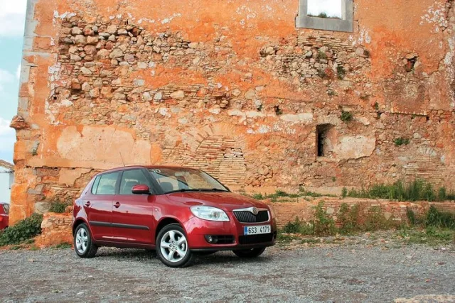 By calculation. Skoda Fabia - double two
