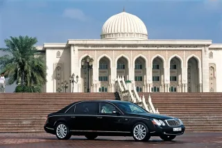 Luxury. Maybach 62 S and Mercedes SLR McLaren 722 Edition