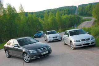 Meet expectations. Audi A4 2.0 TFSI, BMW 325iA, Lexus IS 250 and Mercedes-Benz C 200 Kompressor