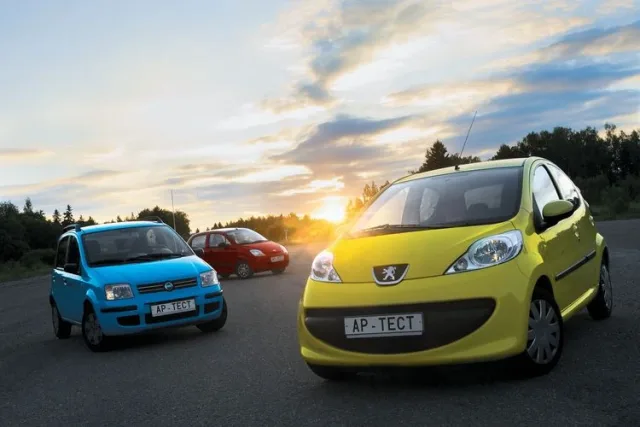 Перевертиші? Chevrolet Spark, Fiat Panda та Peugeot 107
