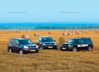 Порівняльне джипівництво. Jeep Liberty, Nissan X-Trail та Toyota Rav4
