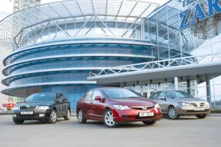 Нерівне тріо. Honda Civic 1.8, Nissan Almera 1.8, Skoda Octavia 2.0 FSI