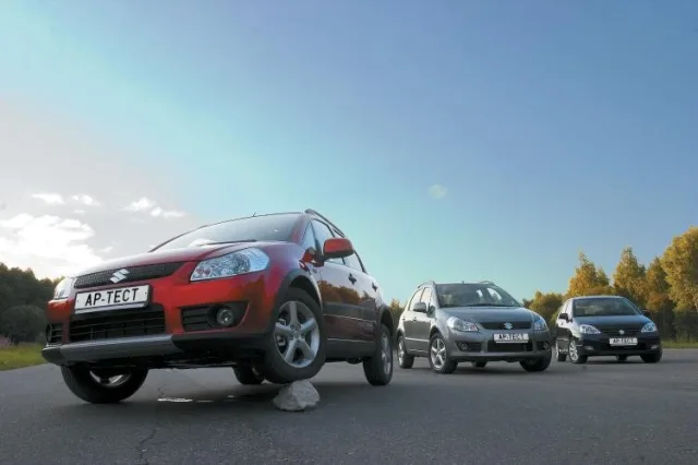 Пересеченец. Suzuki SX4 4WD, Suzuki SX4 2WD, Suzuki Liana 4WD