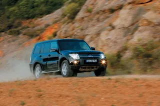 Half past three. New Mitsubishi Pajero