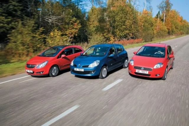 Рахуємо восени. Fiat Grande Punto, Opel Corsa та Renault Clio