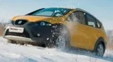 Seat Altea Freetrack. Снежное испытание