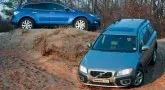 Mazda CX-7 vs Volvo XC70. A matter of chance