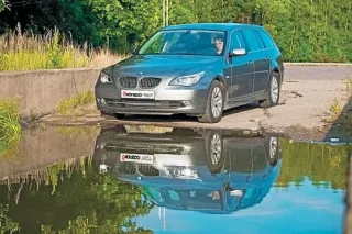 BMW 530d. About women, fairies, and suspension
