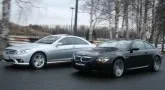 BMW M6 vs Mercedes-Benz CL500. Opposites