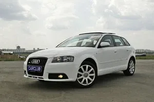 Audi A3: Completely white...