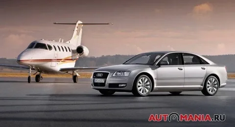 Audi A 8 L. Eightfold perfection of the lord of the rings.