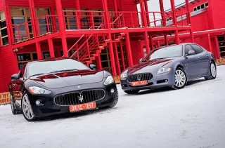 Три зуби. Встромляємо в зиму Maserati GranTurismo і Quattroporte S