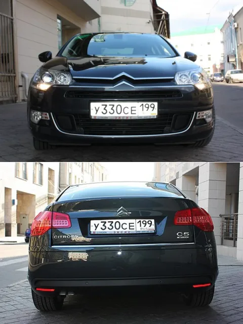 Citroen C5: місця в бізнес-класі.
