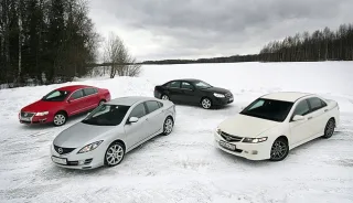 Mazda6, VW Passat, Honda Accord, Chevrolet Epica.