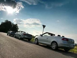 VW Eos, Volvo C70 and Saab 9-3 Cabrio.