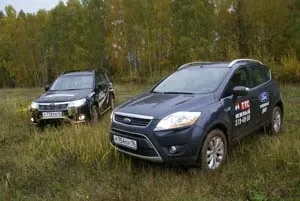 Subaru Forester and Ford Kuga