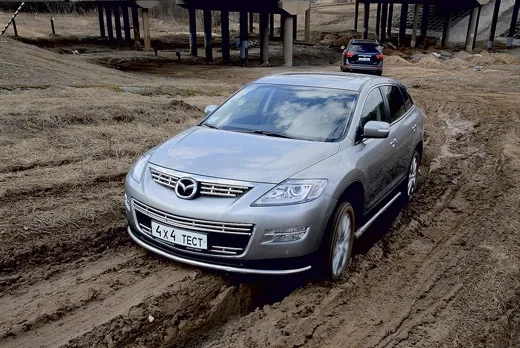 Три кроссовера – Honda Pilot, Mazda CХ-9, Hyundai ix55
