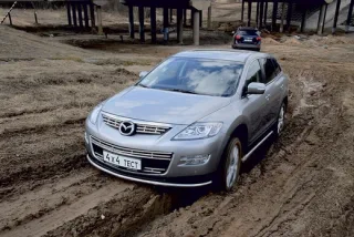 Three crossovers – Honda Pilot, Mazda CX-9, Hyundai ix55