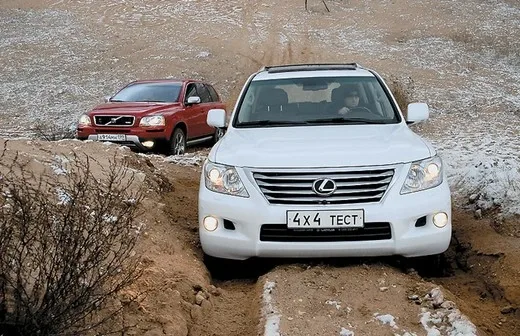 Потужний Volvo XC90 проти сильного Lexus LX570