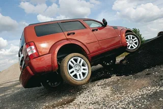 A Dodge Nitro with a 4-liter V6 has arrived in Russia