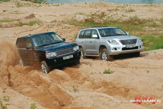 Range Rover Supercharged їздить краще, ніж Lexus LX570?