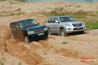 Does the Range Rover Supercharged drive better than the Lexus LX570?