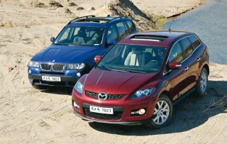 Final showdown Mazda CX-7 vs BMW X3