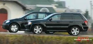 In 5 seconds to 100 km/h - Jeep Cherokee SRT 8 and Mercedes ML 63 AMG