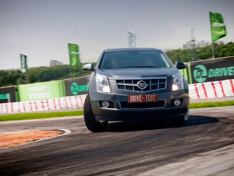 One quick look. We're weaving on the Cadillac SRX crossover
