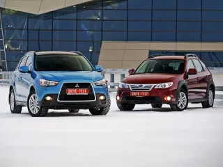 Big difference. Comparing Mitsubishi ASX and Subaru Impreza XV crossovers