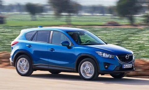 Grounding. Coming down from the heavens into the Mazda CX-5 crossover
